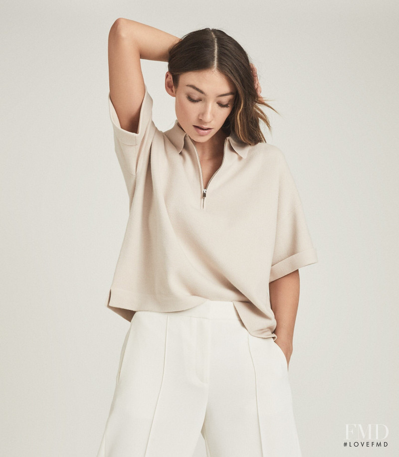 Lorena Rae featured in  the Reiss catalogue for Spring/Summer 2021