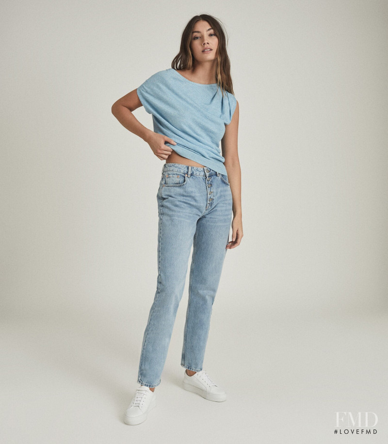 Lorena Rae featured in  the Reiss catalogue for Spring/Summer 2021