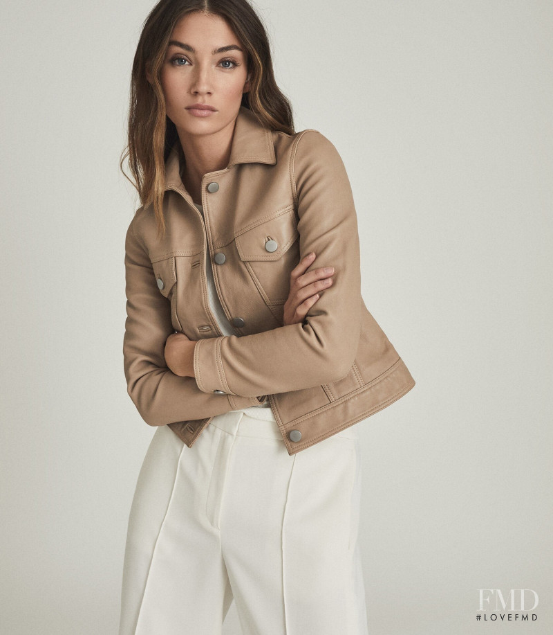 Lorena Rae featured in  the Reiss catalogue for Spring/Summer 2021