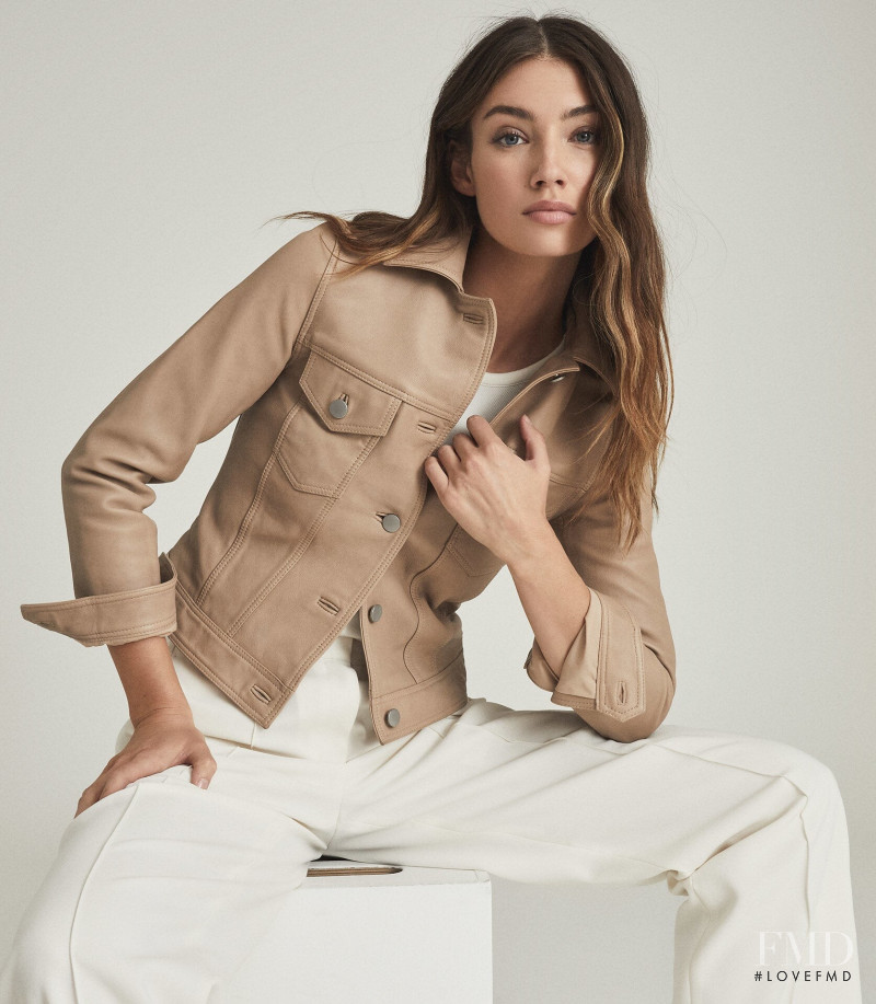 Lorena Rae featured in  the Reiss catalogue for Spring/Summer 2021