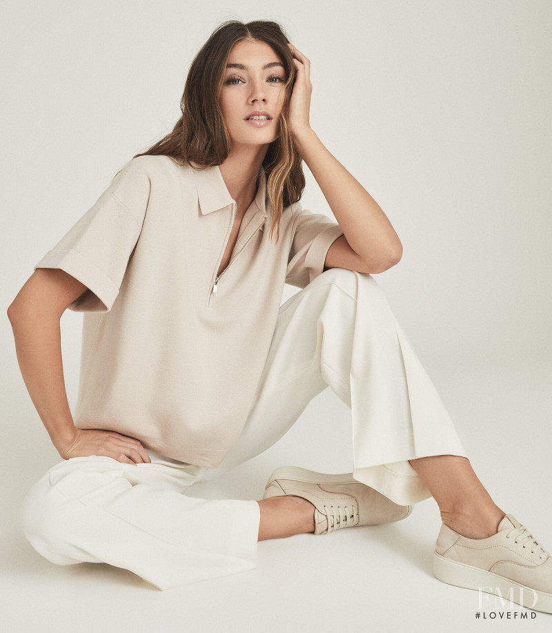 Lorena Rae featured in  the Reiss catalogue for Spring/Summer 2021