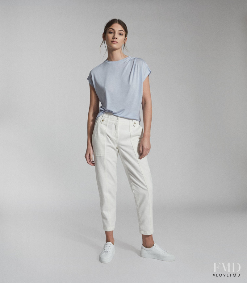 Lorena Rae featured in  the Reiss catalogue for Spring/Summer 2021