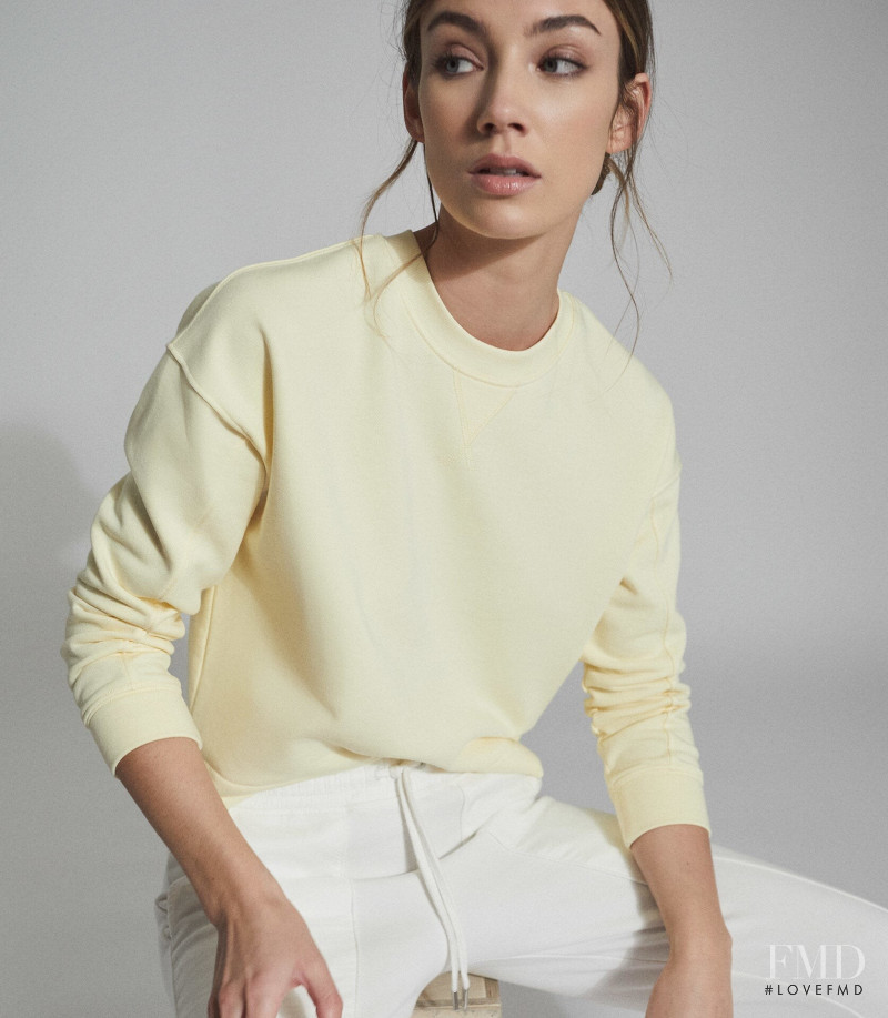 Lorena Rae featured in  the Reiss catalogue for Spring/Summer 2021