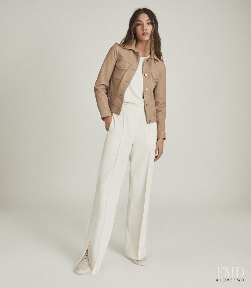 Lorena Rae featured in  the Reiss catalogue for Spring/Summer 2021