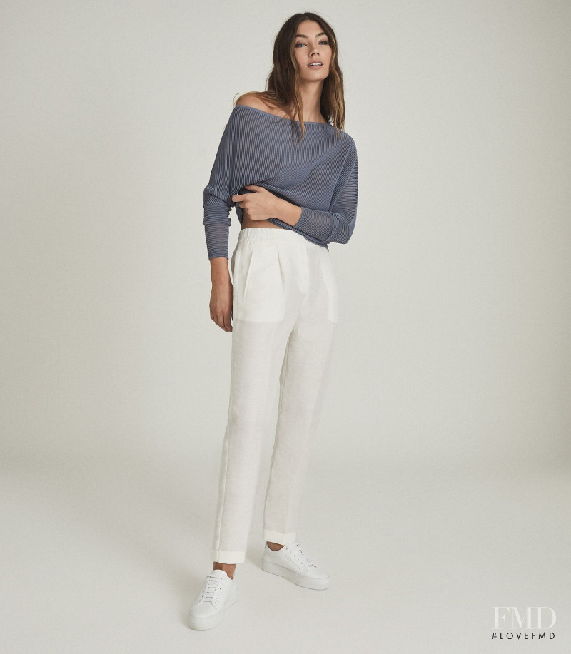 Lorena Rae featured in  the Reiss catalogue for Spring/Summer 2021