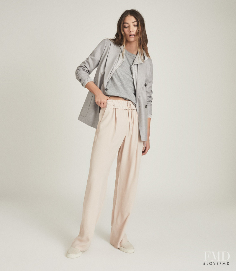 Lorena Rae featured in  the Reiss catalogue for Spring/Summer 2021