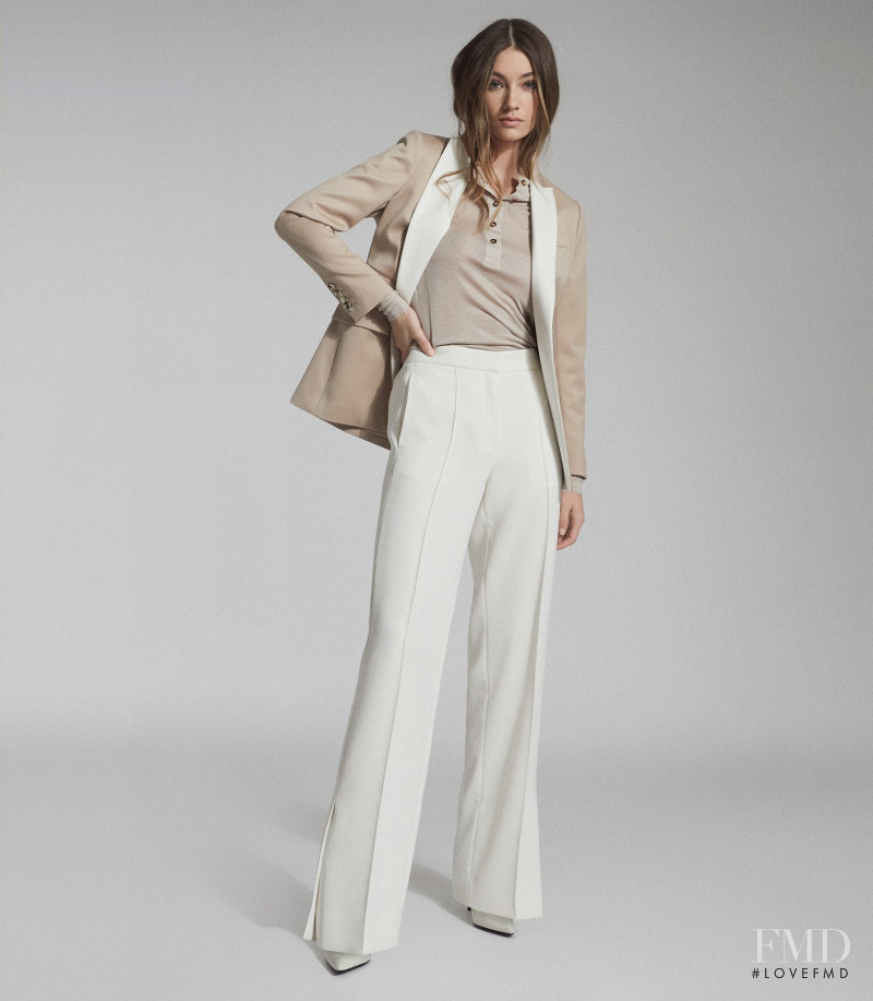 Lorena Rae featured in  the Reiss catalogue for Spring/Summer 2021