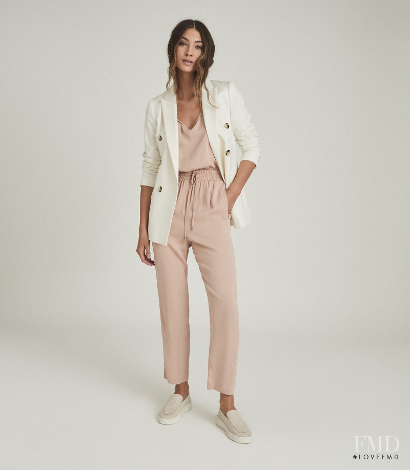 Lorena Rae featured in  the Reiss catalogue for Spring/Summer 2021