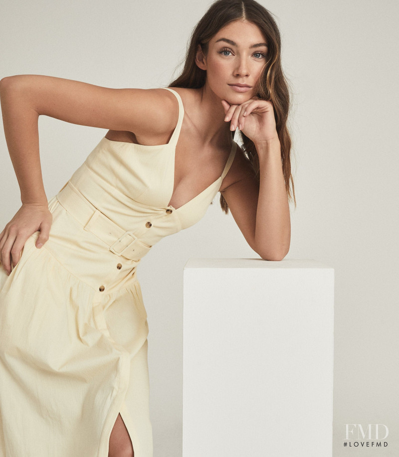 Lorena Rae featured in  the Reiss catalogue for Spring/Summer 2021