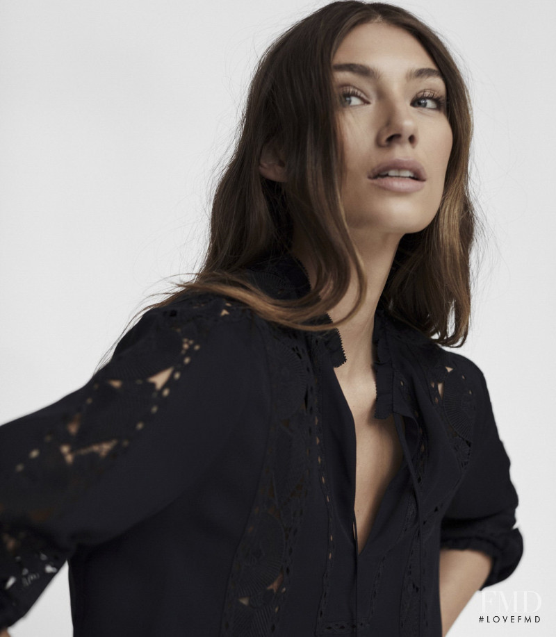 Lorena Rae featured in  the Reiss catalogue for Spring/Summer 2021