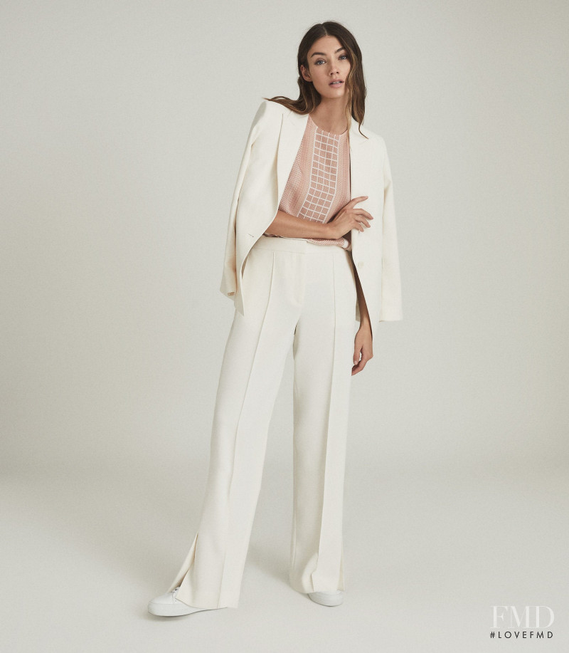 Lorena Rae featured in  the Reiss catalogue for Spring/Summer 2021