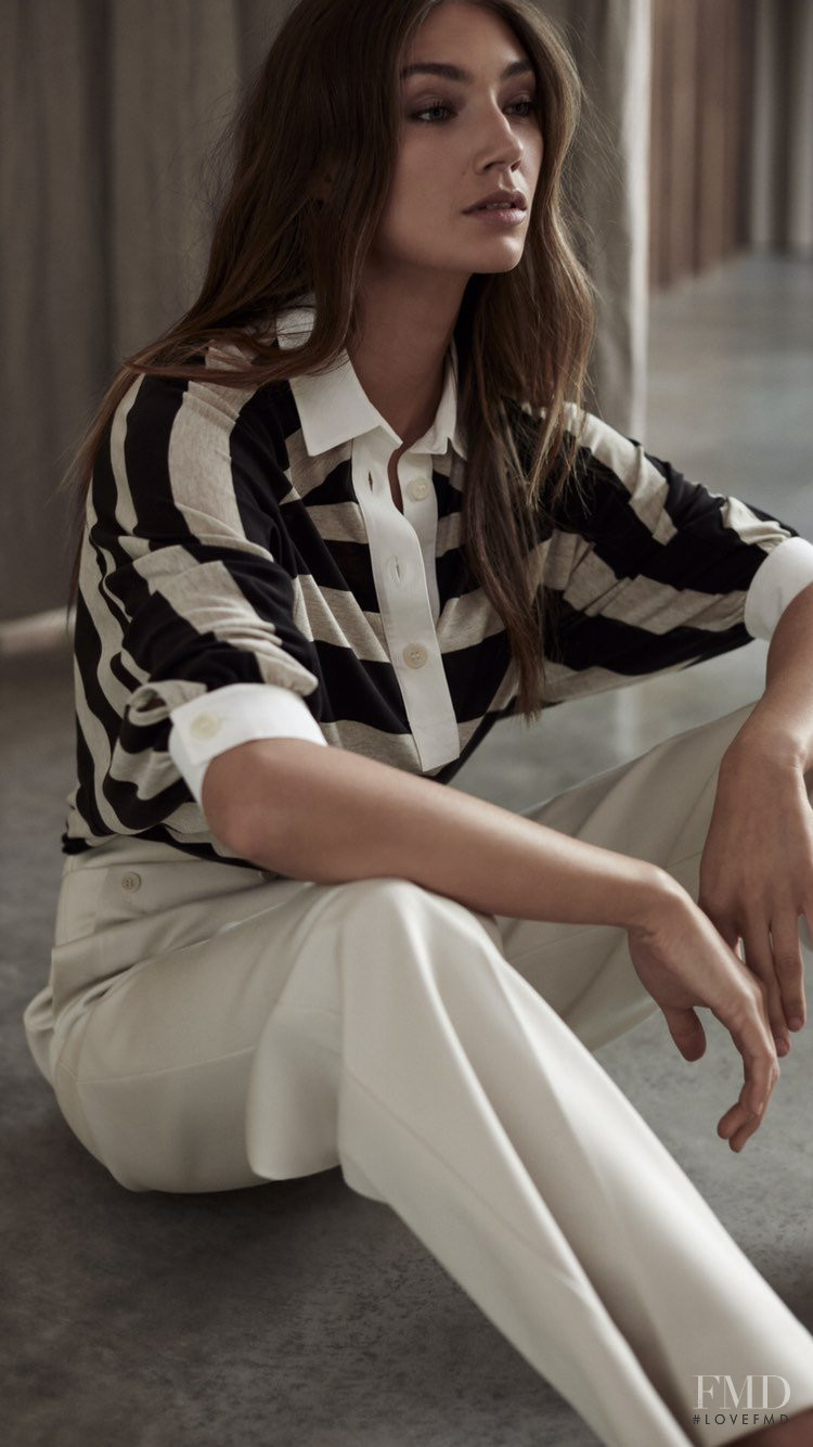 Lorena Rae featured in  the Reiss lookbook for Spring 2021