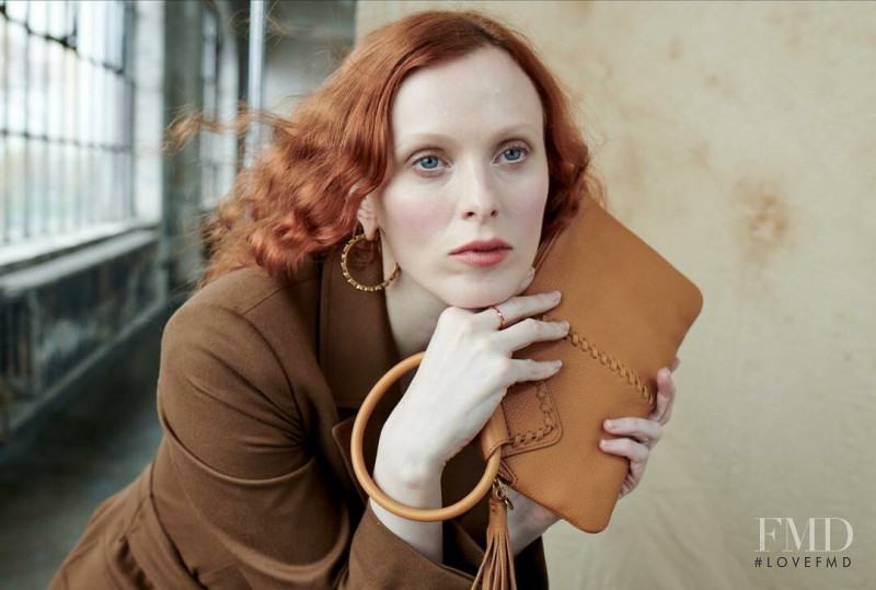 Karen Elson featured in  the Hobo advertisement for Spring/Summer 2019