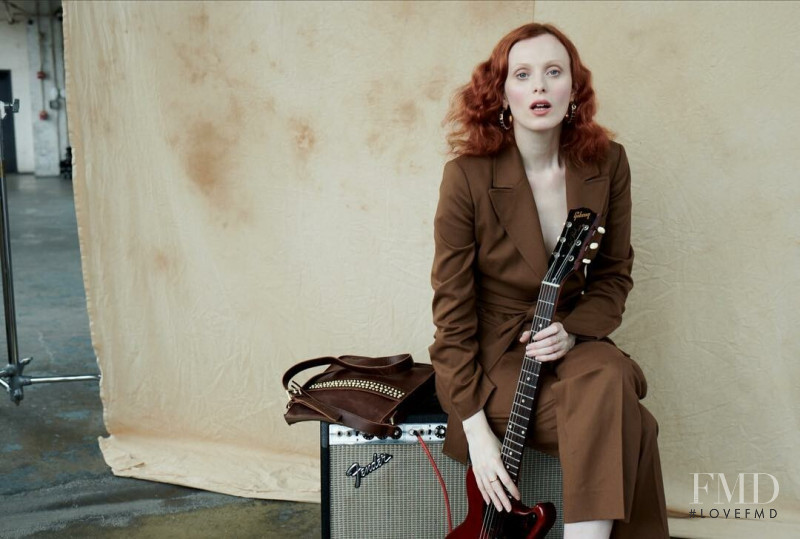 Karen Elson featured in  the Hobo advertisement for Spring/Summer 2019