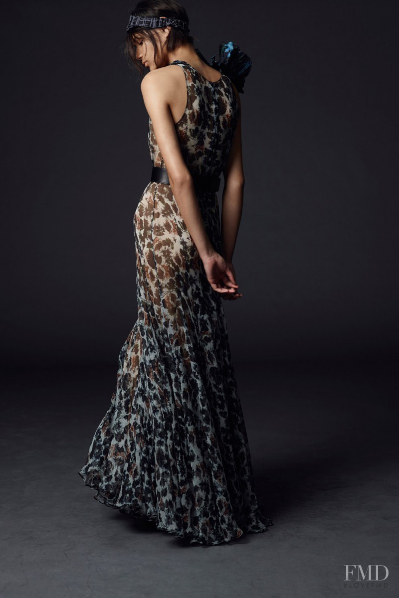 Binx Walton featured in  the Vera Wang fashion show for Resort 2015
