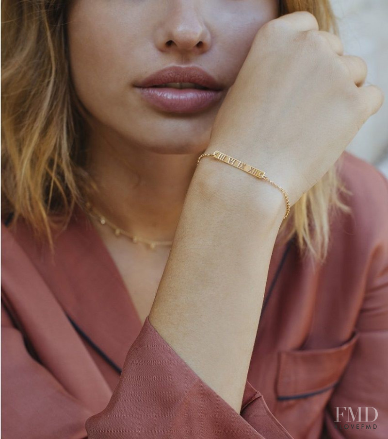 Anastasia Sopova featured in  the Paneah Jewelry advertisement for Autumn/Winter 2018