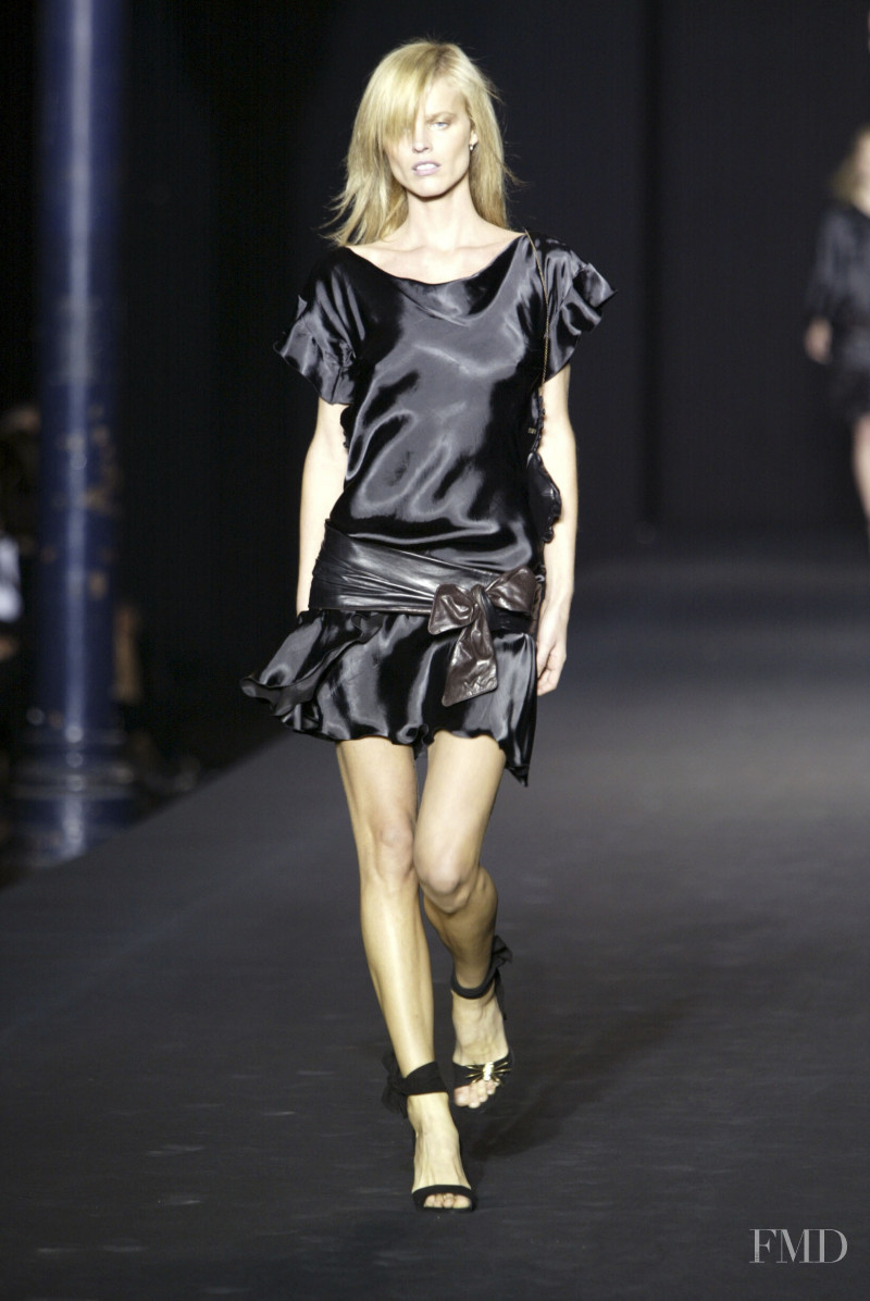 Eva Herzigova featured in  the Sonia Rykiel fashion show for Spring/Summer 2003