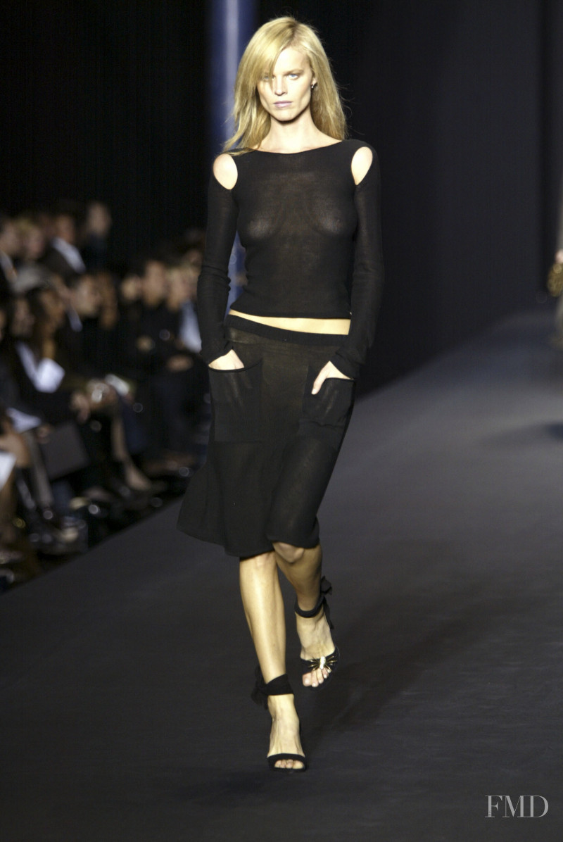 Eva Herzigova featured in  the Sonia Rykiel fashion show for Spring/Summer 2003