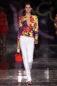 Versace fashion show for Spring/Summer 2002