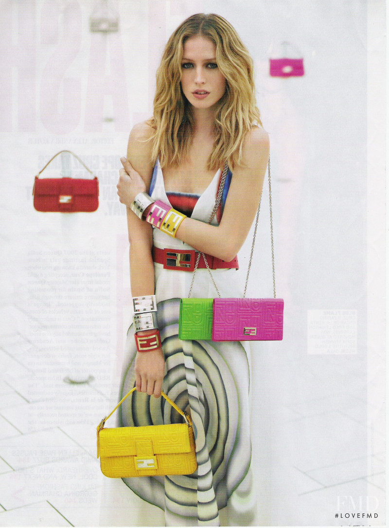 Raquel Zimmermann featured in  the Fendi advertisement for Spring/Summer 2008