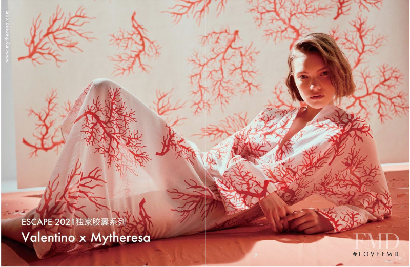 Valentino x Mytheresa advertisement for Pre-Fall 2021