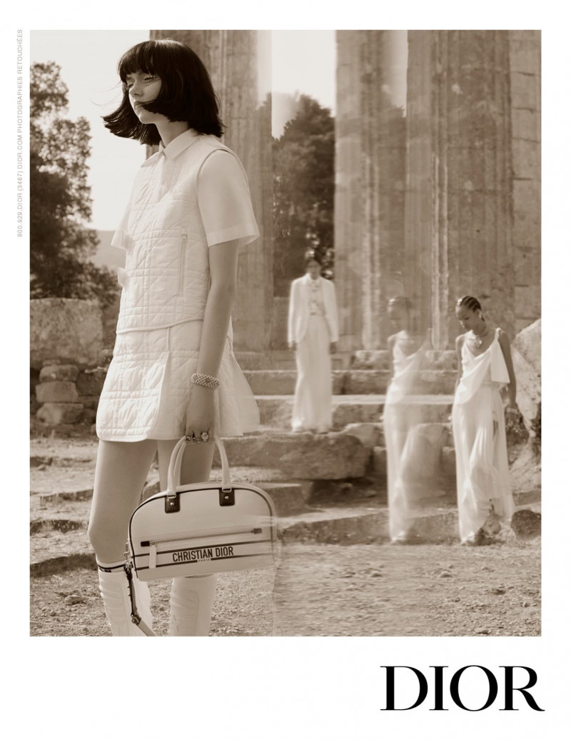 Maryel Uchida featured in  the Christian Dior advertisement for Resort 2022