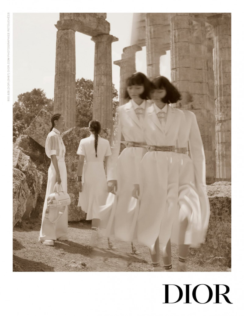 Selena Forrest featured in  the Christian Dior advertisement for Resort 2022