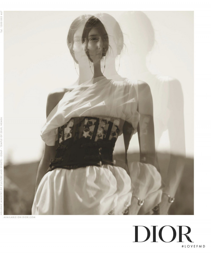 Chai Maximus featured in  the Christian Dior advertisement for Resort 2022