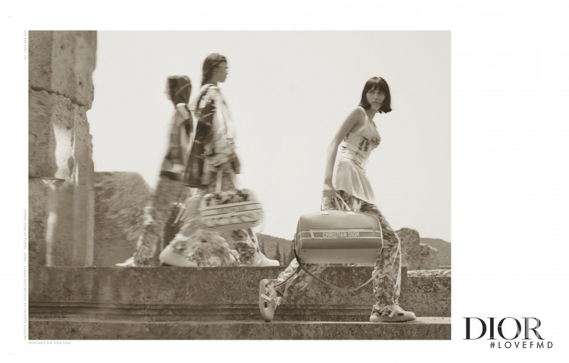 Alisha Nesvat featured in  the Christian Dior advertisement for Resort 2022