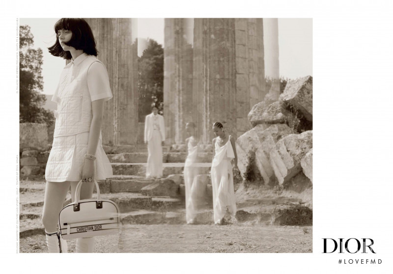 Alisha Nesvat featured in  the Christian Dior advertisement for Resort 2022