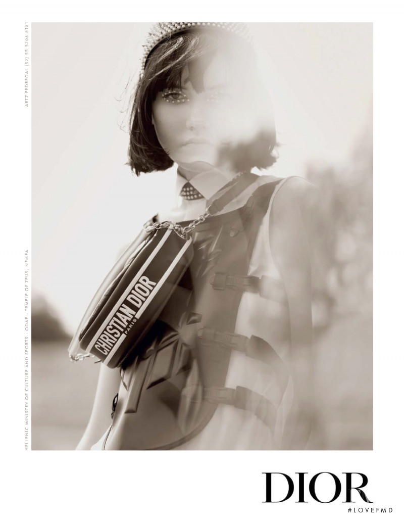 Alisha Nesvat featured in  the Christian Dior advertisement for Resort 2022