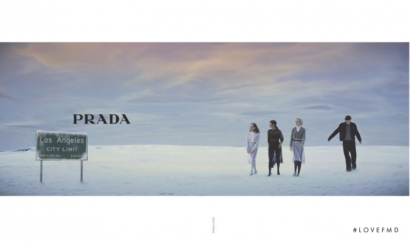 Prada advertisement for Resort 2022