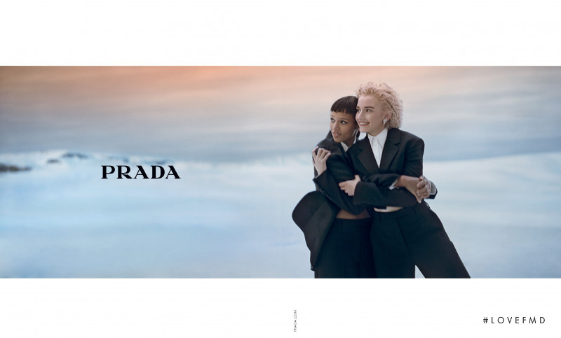 Prada advertisement for Resort 2022