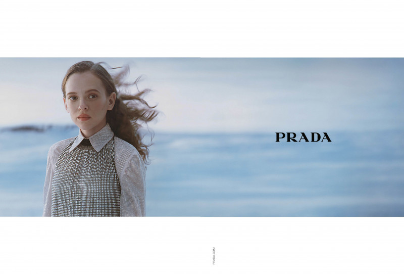 Prada advertisement for Resort 2022