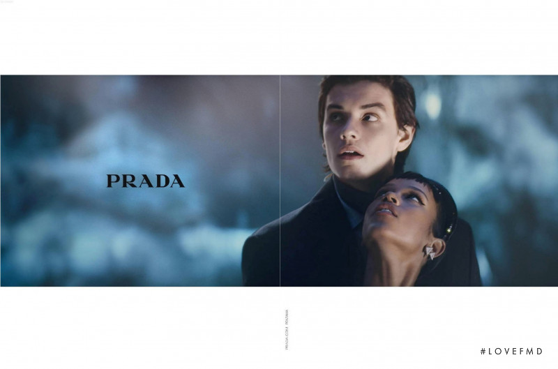 Prada advertisement for Resort 2022