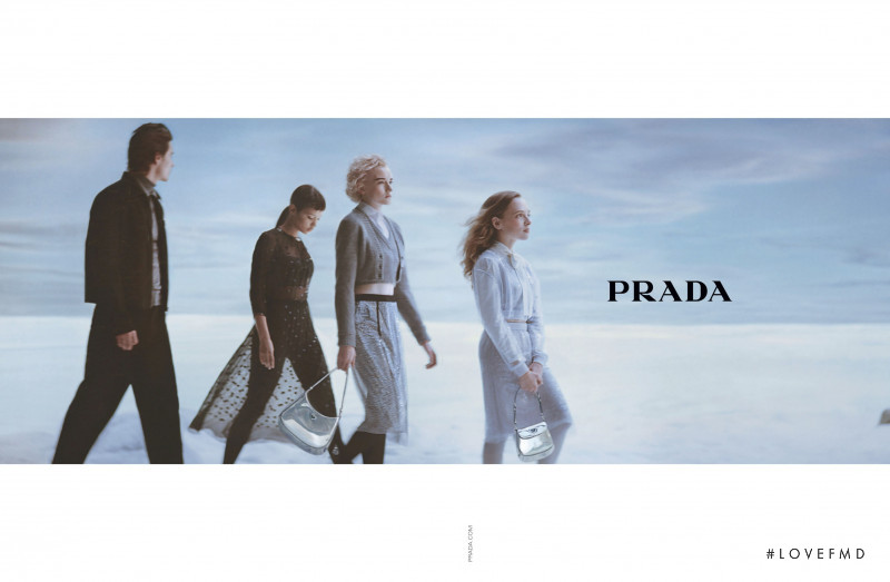 Prada advertisement for Resort 2022