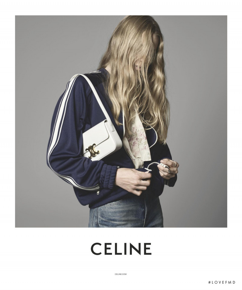 Rebecca Leigh Longendyke featured in  the Celine advertisement for Spring/Summer 2022