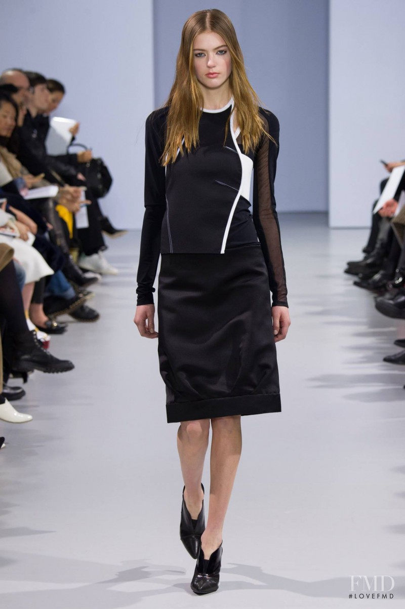 Emmy Rappe featured in  the Paco Rabanne fashion show for Autumn/Winter 2014
