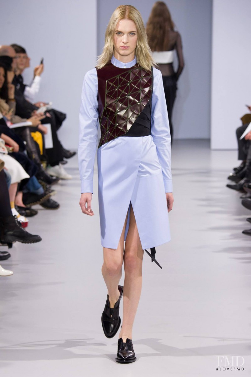 Ashleigh Good featured in  the Paco Rabanne fashion show for Autumn/Winter 2014