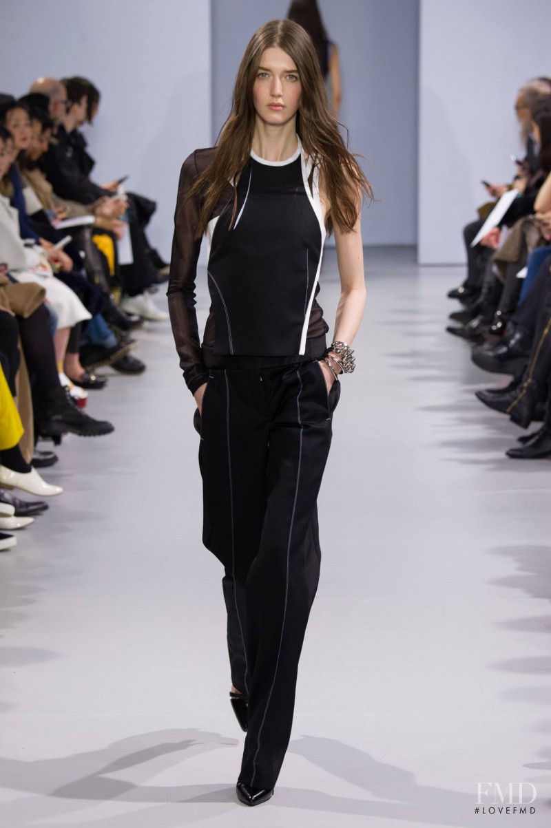 Josephine van Delden featured in  the Paco Rabanne fashion show for Autumn/Winter 2014