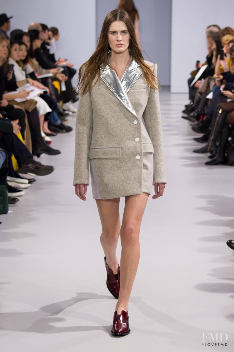 Julier Bugge featured in  the Paco Rabanne fashion show for Autumn/Winter 2014