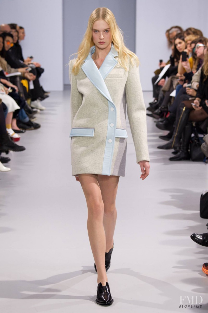 Charlene Hoegger featured in  the Paco Rabanne fashion show for Autumn/Winter 2014