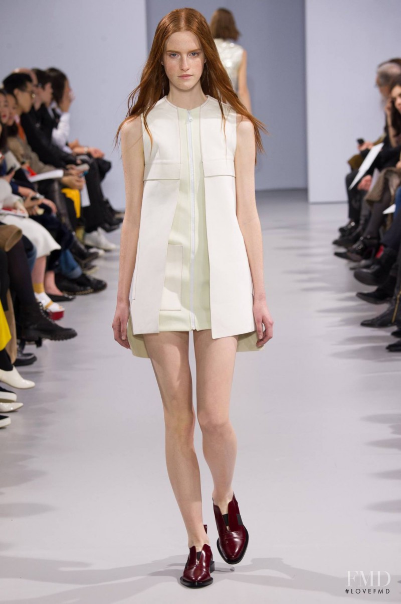 Magdalena Jasek featured in  the Paco Rabanne fashion show for Autumn/Winter 2014
