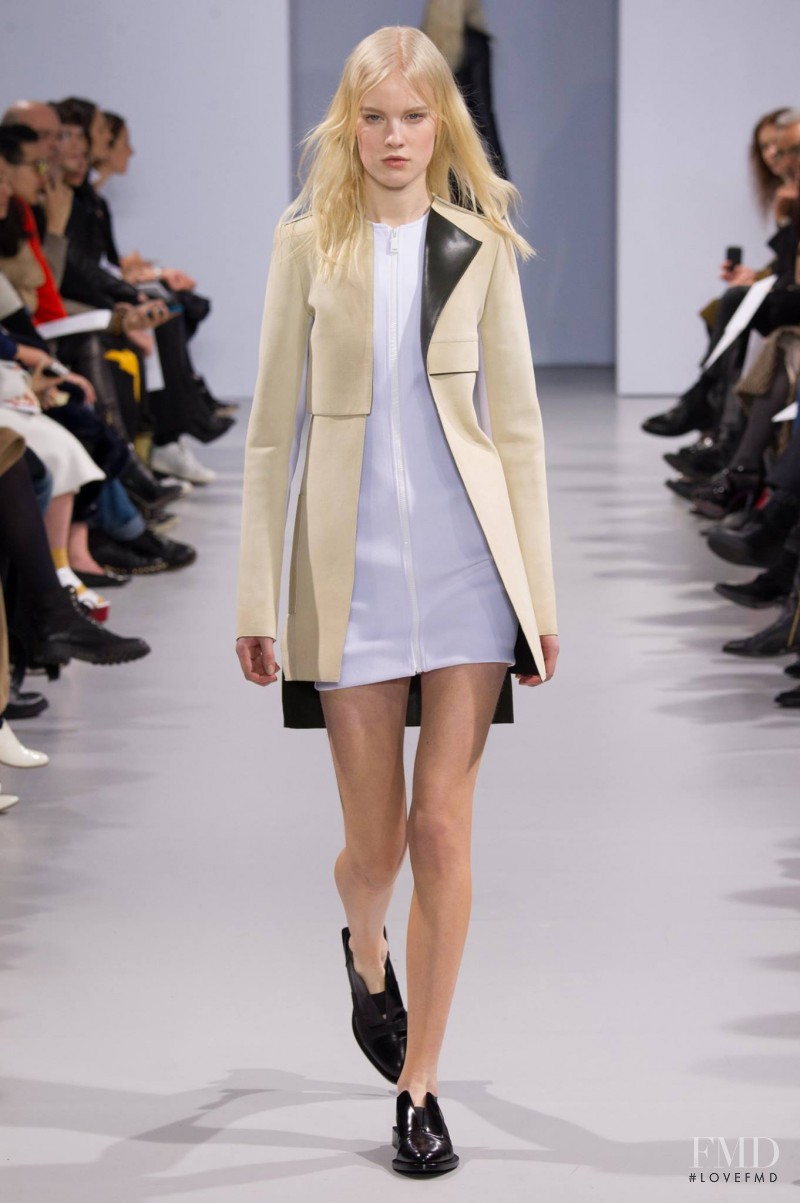Linn Arvidsson featured in  the Paco Rabanne fashion show for Autumn/Winter 2014