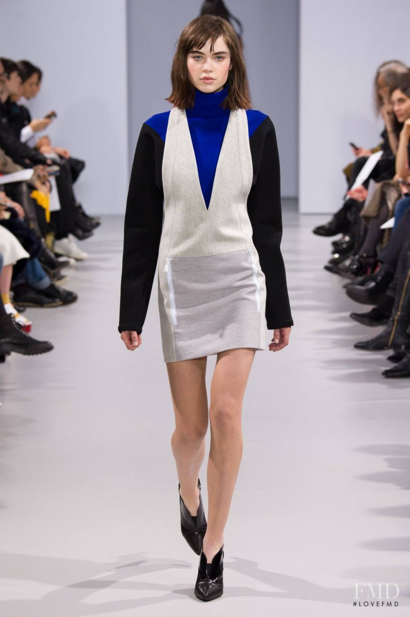 Misha Hart featured in  the Paco Rabanne fashion show for Autumn/Winter 2014