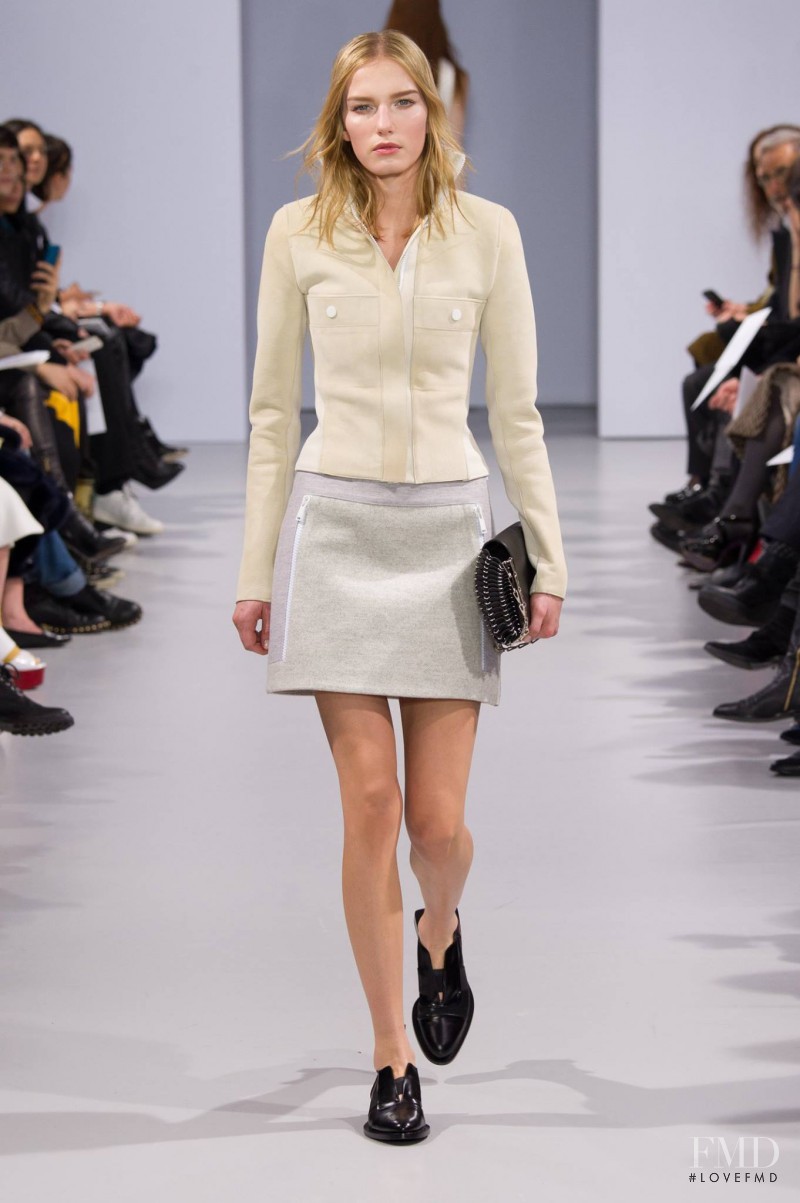 Marique Schimmel featured in  the Paco Rabanne fashion show for Autumn/Winter 2014
