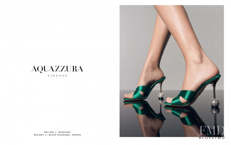 Aquazzura advertisement for Autumn/Winter 2021