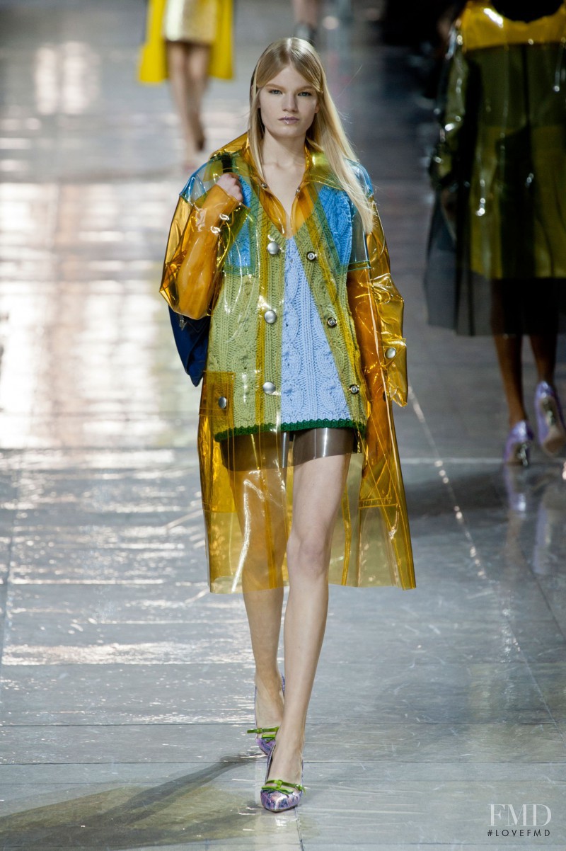 Eleonora Baumann featured in  the Miu Miu fashion show for Autumn/Winter 2014