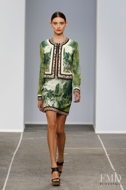 Carolina Thaler featured in  the Angelo Marani fashion show for Spring/Summer 2013