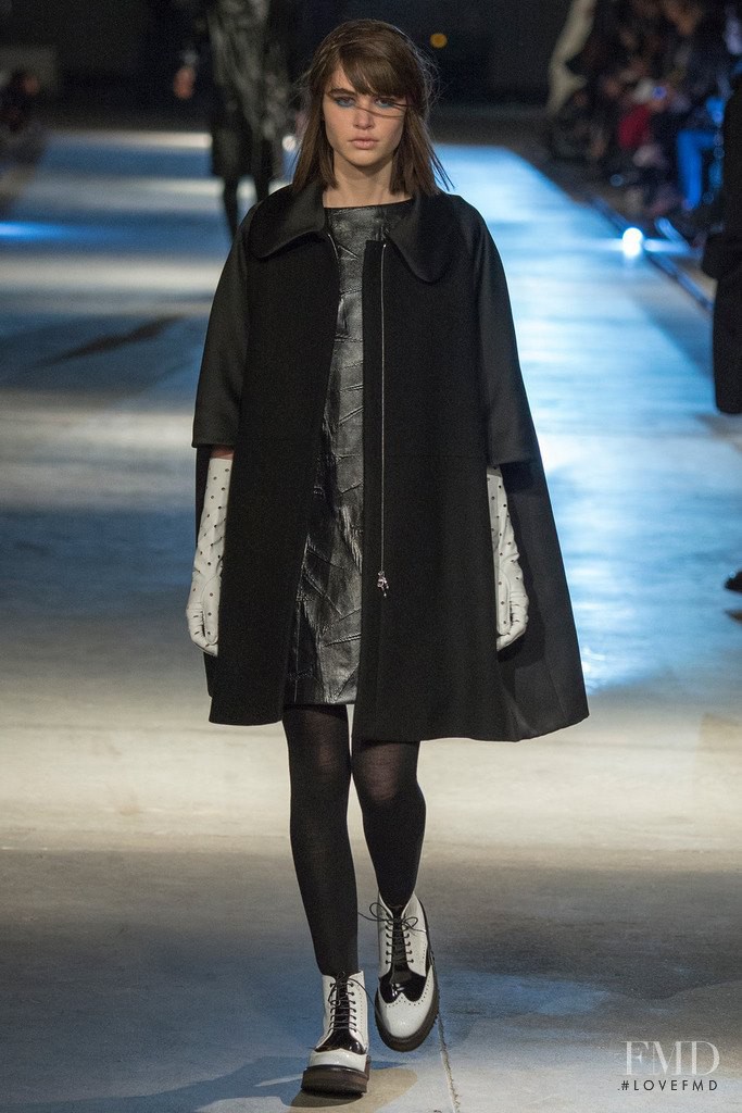 Misha Hart featured in  the Giles fashion show for Autumn/Winter 2014